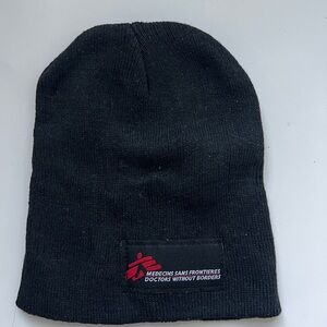 Doctors Without Borders Black Beanie Hat